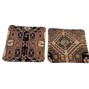 Kilim Art by Demir 100% Wool Turkish Pillow Covers Set of Two NWOT